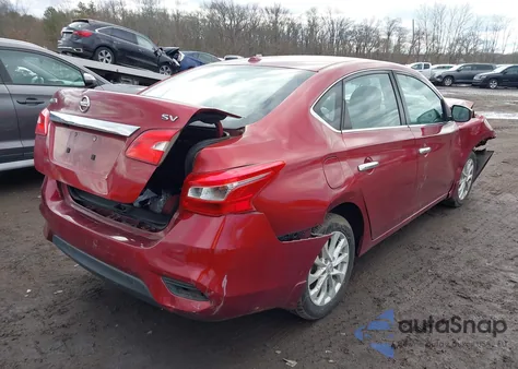 2018 Nissan Sentra Sv z USA, uszkodzony, nr VIN 3N1AB7AP3JY290408